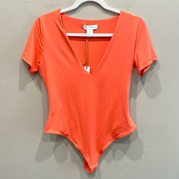 NWT House of Harlow 1960 Pink Bodysuit - Size: Large - Picture 7 of 8